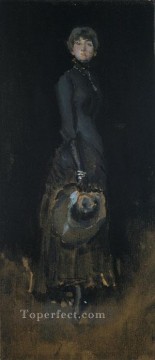 James Abbott McNeill Whistler Painting - James Abbott McNeill Lady In Gray James Abbott McNeill Whistler